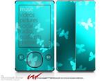 Bokeh Butterflies Neon Teal - Decal Style skin fits Zune 80/120GB  (ZUNE SOLD SEPARATELY)