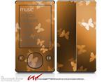 Bokeh Butterflies Orange - Decal Style skin fits Zune 80/120GB  (ZUNE SOLD SEPARATELY)