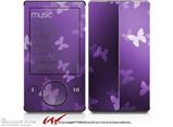 Bokeh Butterflies Purple - Decal Style skin fits Zune 80/120GB  (ZUNE SOLD SEPARATELY)