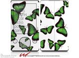 Butterflies Green - Decal Style skin fits Zune 80/120GB  (ZUNE SOLD SEPARATELY)