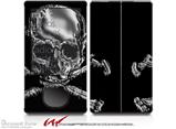 Chrome Skull on Black - Decal Style skin fits Zune 80/120GB  (ZUNE SOLD SEPARATELY)