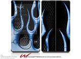 Metal Flames Blue - Decal Style skin fits Zune 80/120GB  (ZUNE SOLD SEPARATELY)