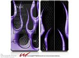 Metal Flames Purple - Decal Style skin fits Zune 80/120GB  (ZUNE SOLD SEPARATELY)