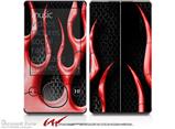 Metal Flames Red - Decal Style skin fits Zune 80/120GB  (ZUNE SOLD SEPARATELY)