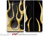 Metal Flames Yellow - Decal Style skin fits Zune 80/120GB  (ZUNE SOLD SEPARATELY)
