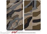 Camouflage Brown - Decal Style skin fits Zune 80/120GB  (ZUNE SOLD SEPARATELY)