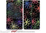 Kearas Flowers on Black - Decal Style skin fits Zune 80/120GB  (ZUNE SOLD SEPARATELY)
