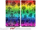 Cute Rainbow Monsters - Decal Style skin fits Zune 80/120GB  (ZUNE SOLD SEPARATELY)