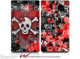 Emo Skull Bones - Decal Style skin fits Zune 80/120GB  (ZUNE SOLD SEPARATELY)