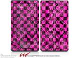 Pink Checkerboard Sketches - Decal Style skin fits Zune 80/120GB  (ZUNE SOLD SEPARATELY)
