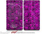 Pink Skull Bones - Decal Style skin fits Zune 80/120GB  (ZUNE SOLD SEPARATELY)