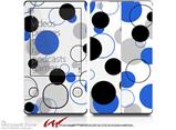 Lots of Dots Blue on White - Decal Style skin fits Zune 80/120GB  (ZUNE SOLD SEPARATELY)