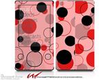 Lots of Dots Red on Pink - Decal Style skin fits Zune 80/120GB  (ZUNE SOLD SEPARATELY)
