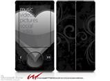 Glass Heart Grunge Gray - Decal Style skin fits Zune 80/120GB  (ZUNE SOLD SEPARATELY)