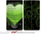 Glass Heart Grunge Green - Decal Style skin fits Zune 80/120GB  (ZUNE SOLD SEPARATELY)