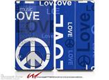 Love and Peace Blue - Decal Style skin fits Zune 80/120GB  (ZUNE SOLD SEPARATELY)
