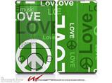 Love and Peace Green - Decal Style skin fits Zune 80/120GB  (ZUNE SOLD SEPARATELY)