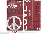 Love and Peace Pink - Decal Style skin fits Zune 80/120GB  (ZUNE SOLD SEPARATELY)