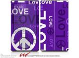 Love and Peace Purple - Decal Style skin fits Zune 80/120GB  (ZUNE SOLD SEPARATELY)