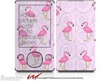 Flamingos on Pink - Decal Style skin fits Zune 80/120GB  (ZUNE SOLD SEPARATELY)