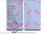 Flamingos on Blue - Decal Style skin fits Zune 80/120GB  (ZUNE SOLD SEPARATELY)