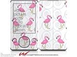 Flamingos on White - Decal Style skin fits Zune 80/120GB  (ZUNE SOLD SEPARATELY)