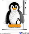 Sony PS3 Skin - Penguins on White