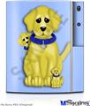 Sony PS3 Skin - Puppy Dogs on Blue