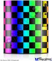 Sony PS3 Skin - Rainbow Checkerboard