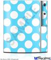 Sony PS3 Skin - Kearas Polka Dots White And Blue