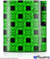 Sony PS3 Skin - Criss Cross Green