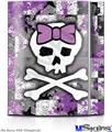 Sony PS3 Skin - Princess Skull Purple