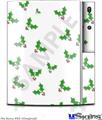 Sony PS3 Skin - Holly Leaves on White
