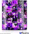 Sony PS3 Skin - Purple Graffiti