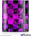 Sony PS3 Skin - Purple Star Checkerboard