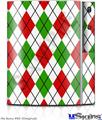 Sony PS3 Skin - Argyle Red and Green