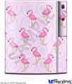 Sony PS3 Skin - Flamingos on Pink