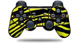 Sony PS3 Controller Decal Style Skin - Zebra Yellow (CONTROLLER NOT INCLUDED)