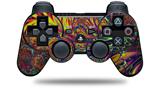Sony PS3 Controller Decal Style Skin - Fire And Water (CONTROLLER NOT INCLUDED)