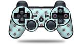 Sony PS3 Controller Decal Style Skin - Kearas Daisies Seafoam (CONTROLLER NOT INCLUDED)