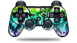 Sony PS3 Controller Decal Style Skin - Scene Kid Sketches Rainbow (CONTROLLER NOT INCLUDED)