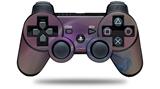 Sony PS3 Controller Decal Style Skin - Purple Orange (CONTROLLER NOT INCLUDED)