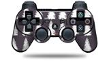 Sony PS3 Controller Decal Style Skin - Winter Trees Purple (CONTROLLER NOT INCLUDED)