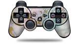 Sony PS3 Controller Decal Style Skin - Cotton Candy Gilded Marble (CONTROLLER NOT INCLUDED)