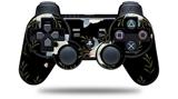 Sony PS3 Controller Decal Style Skin - Poppy Dark (CONTROLLER NOT INCLUDED)
