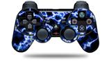 Sony PS3 Controller Decal Style Skin - Electrify Blue (CONTROLLER NOT INCLUDED)