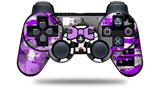Sony PS3 Controller Decal Style Skin - Purple Princess Skull (CONTROLLER NOT INCLUDED)
