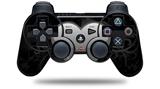 Sony PS3 Controller Decal Style Skin - Glass Heart Grunge Gray (CONTROLLER NOT INCLUDED)