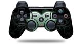 Sony PS3 Controller Decal Style Skin - Glass Heart Grunge Seafoam Green (CONTROLLER NOT INCLUDED)