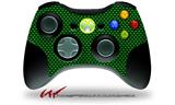 XBOX 360 Wireless Controller Decal Style Skin - Carbon Fiber Green (CONTROLLER NOT INCLUDED)